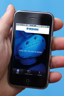 Stay connected with the Boge iPhone APP 